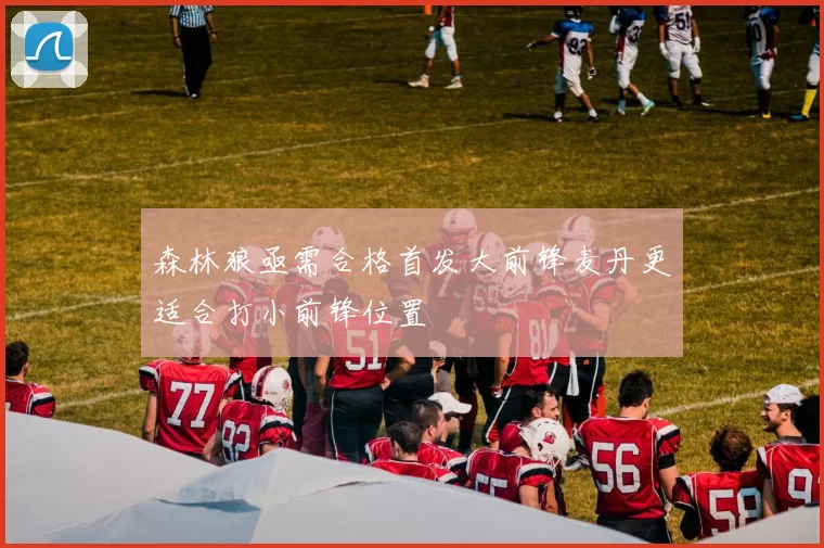 森林狼亟需合格首发大前锋麦丹更适合打小前锋位置